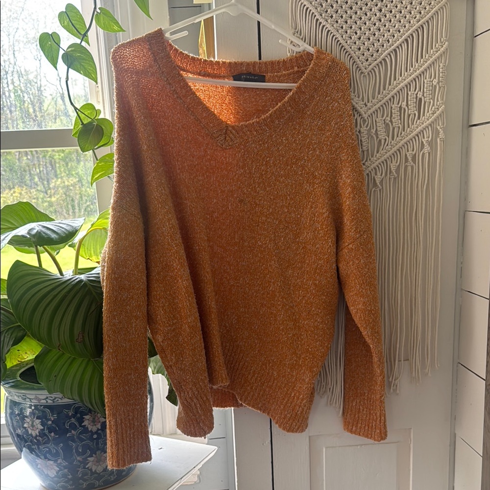 Orange Sweater